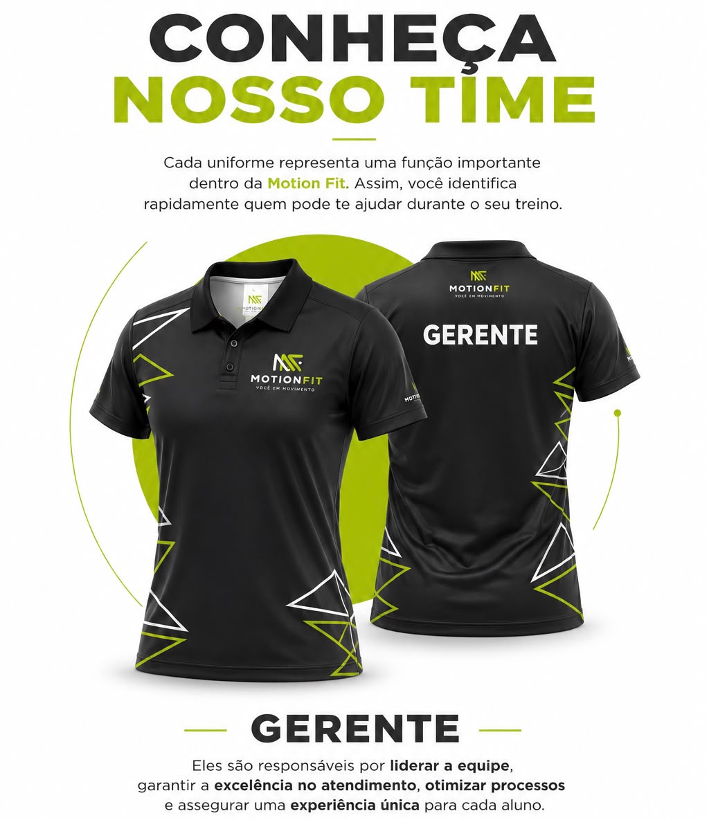 Uniforme da função Gerente