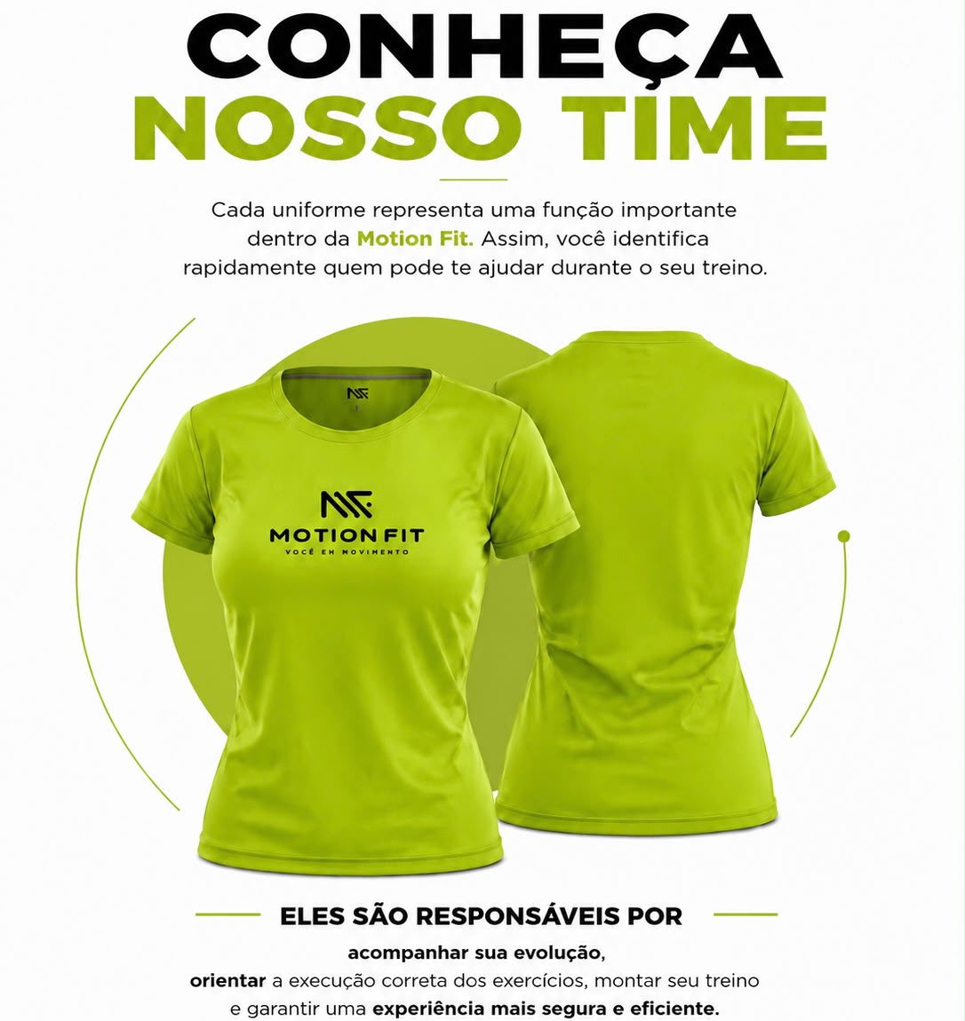 Uniforme da função Instrutor