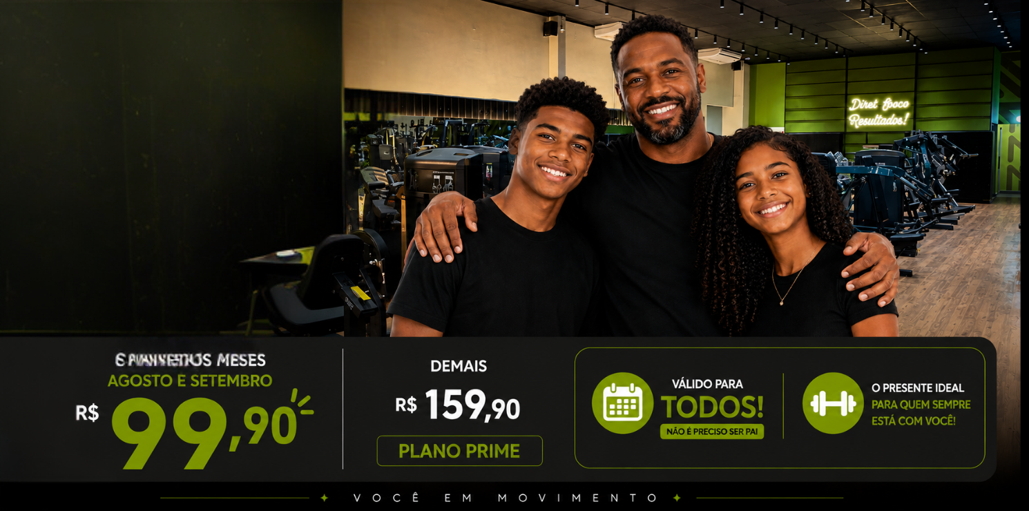 Ambiente de treino da Motion Fit